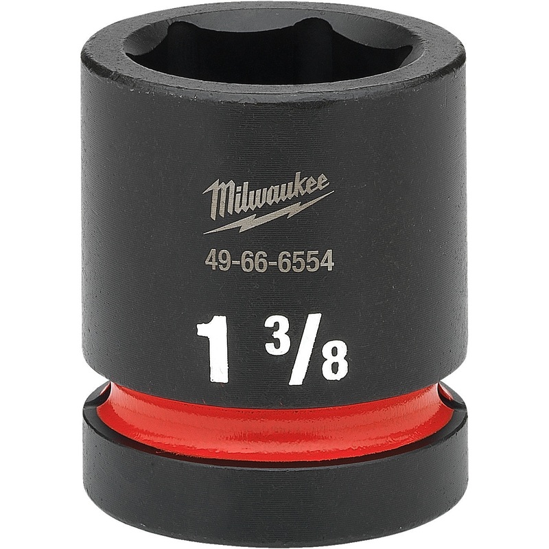 Milwaukee Shockwave 1 Drive 1-3/8 Standard 6 Point Impact Socket 49666554