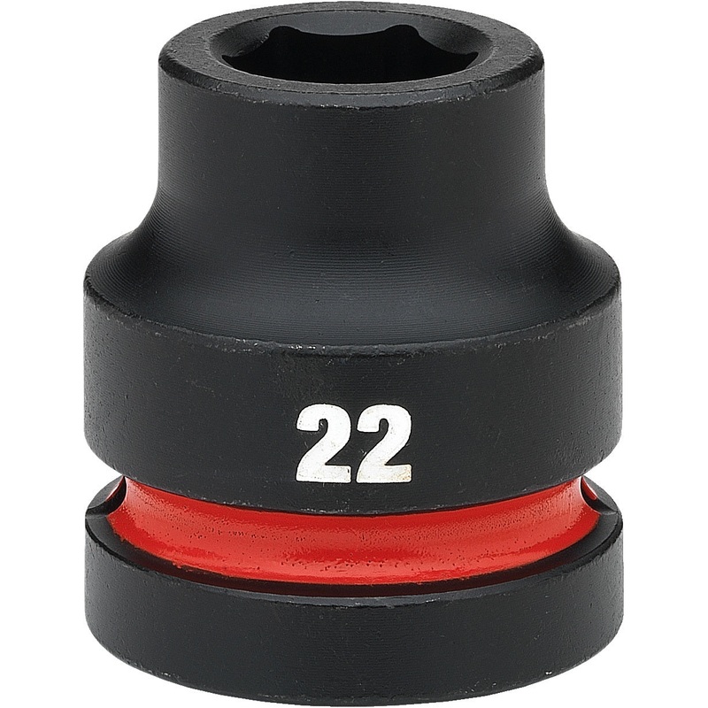 Milwaukee Shockwave 1 Drive 22mm Standard 6 Point Impact Socket 49666589