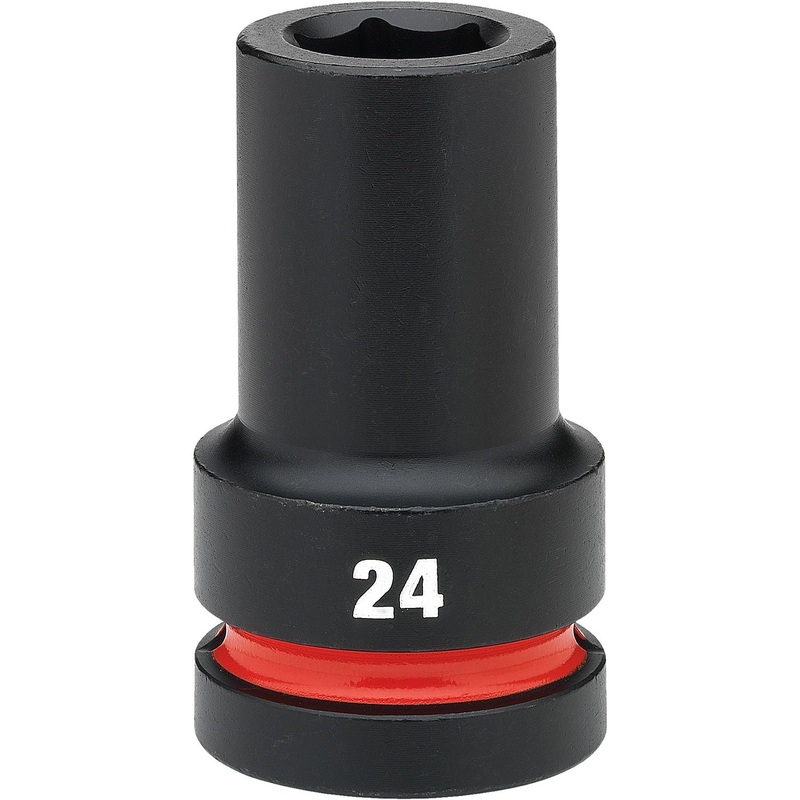 Milwaukee Shockwave 1 Drive 24mm Deep 6 Point Impact Socket 49666619