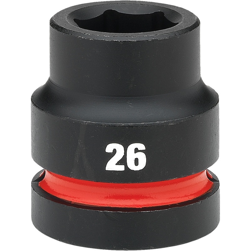 Milwaukee Shockwave 1 Drive 26mm Standard 6 Point Impact Socket 49666591