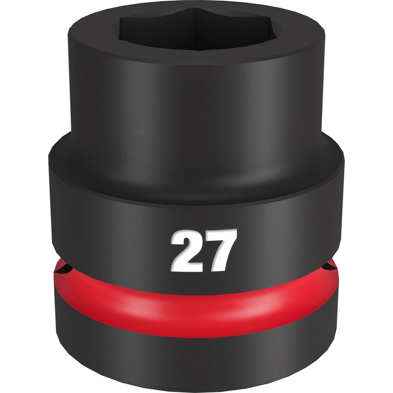Milwaukee Shockwave 1 Drive 27mm Standard 6 Point Impact Socket 49666592
