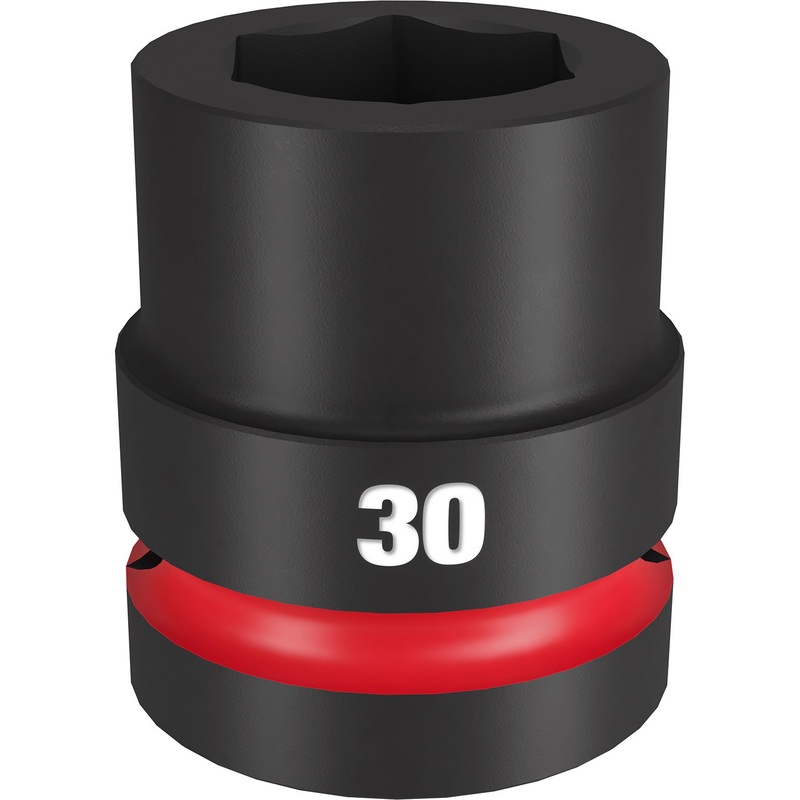 Milwaukee Shockwave 1 Drive 30mm Standard 6 Point Impact Socket 49666595