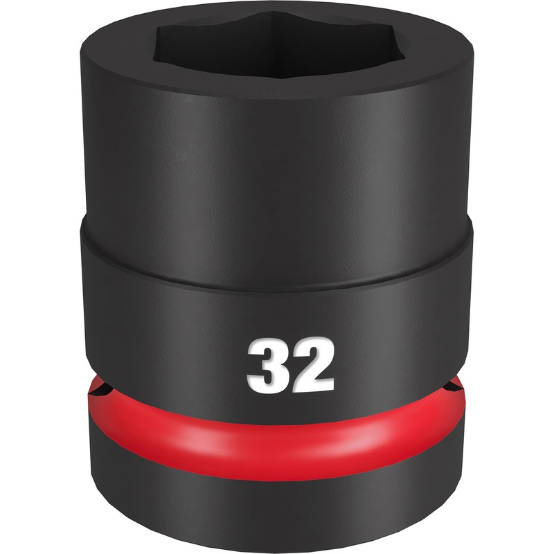 Milwaukee Shockwave 1 Drive 32mm Standard 6 Point Impact Socket 49666597