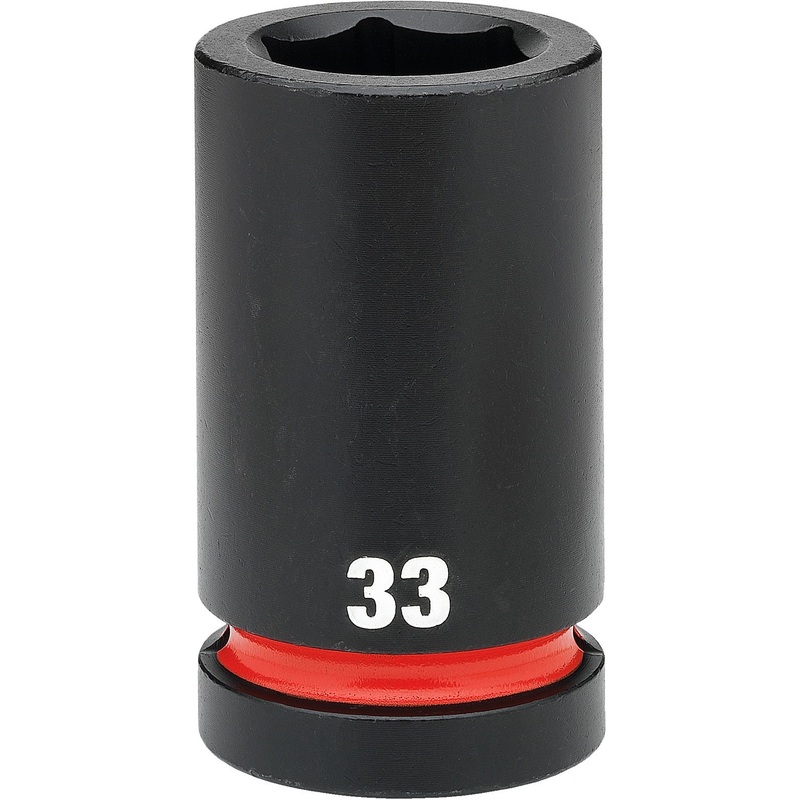 Milwaukee Shockwave 1 Drive 33mm Deep 6 Point Impact Socket 49666627