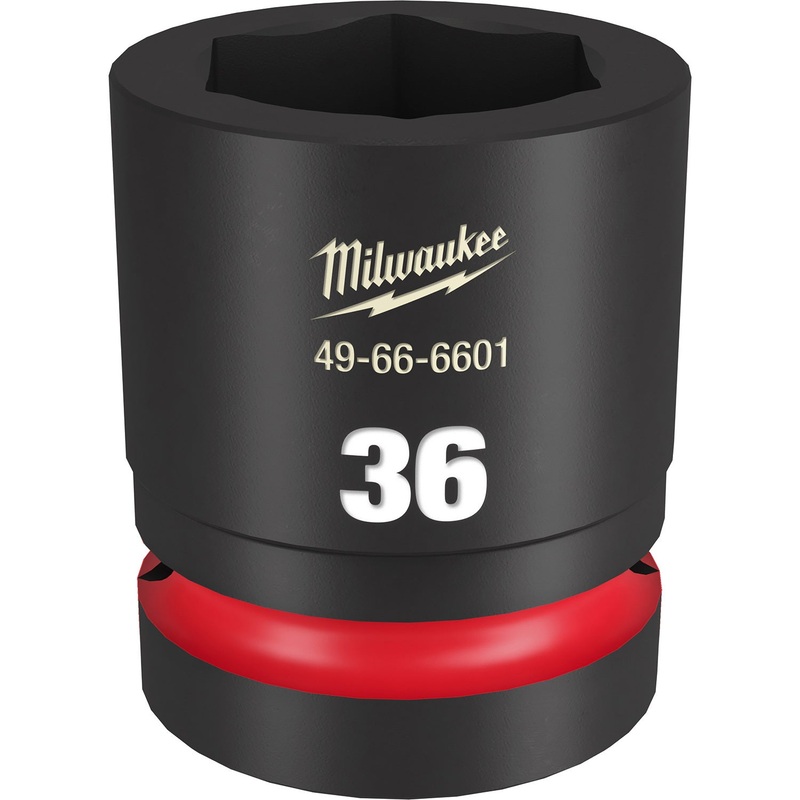 Milwaukee Shockwave 1 Drive 36mm Standard 6 Point Impact Socket 49666601