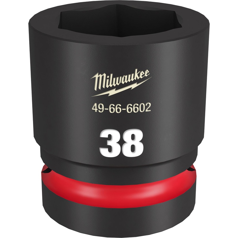 Milwaukee Shockwave 1 Drive 38mm Standard 6 Point Impact Socket 49666602