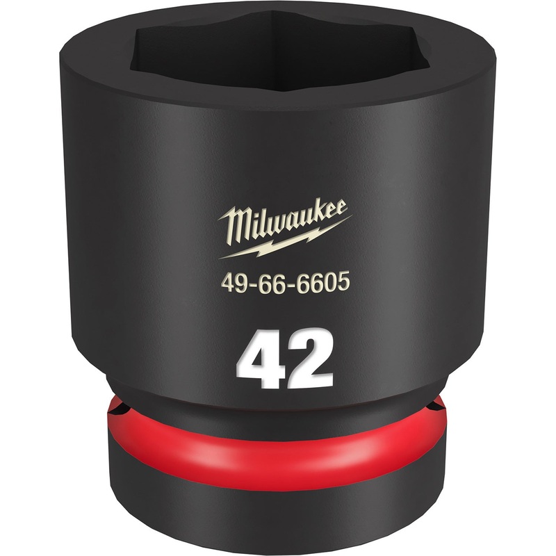 Milwaukee Shockwave 1 Drive 42mm Standard 6 Point Impact Socket 49666605