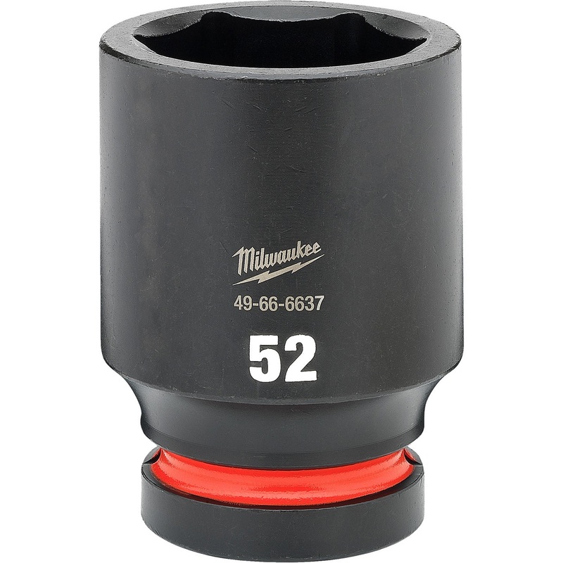 Milwaukee Shockwave 1 Drive 52mm Deep 6 Point Impact Socket 49666637