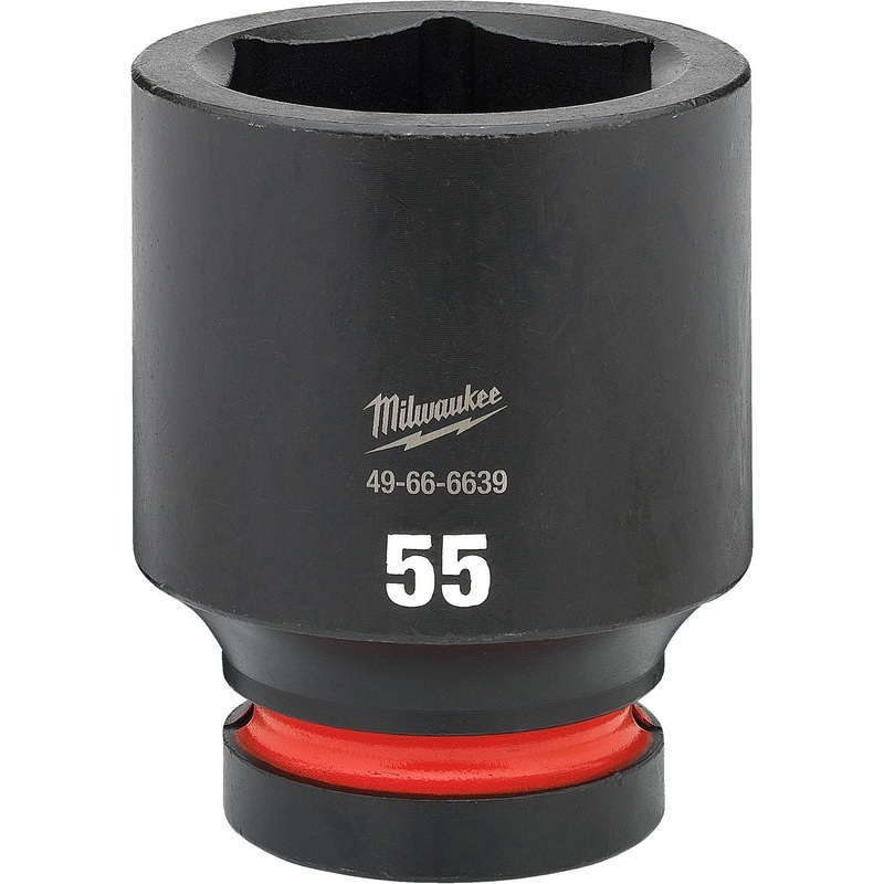 Milwaukee Shockwave 1 Drive 55mm Deep 6 Point Impact Socket 49666639