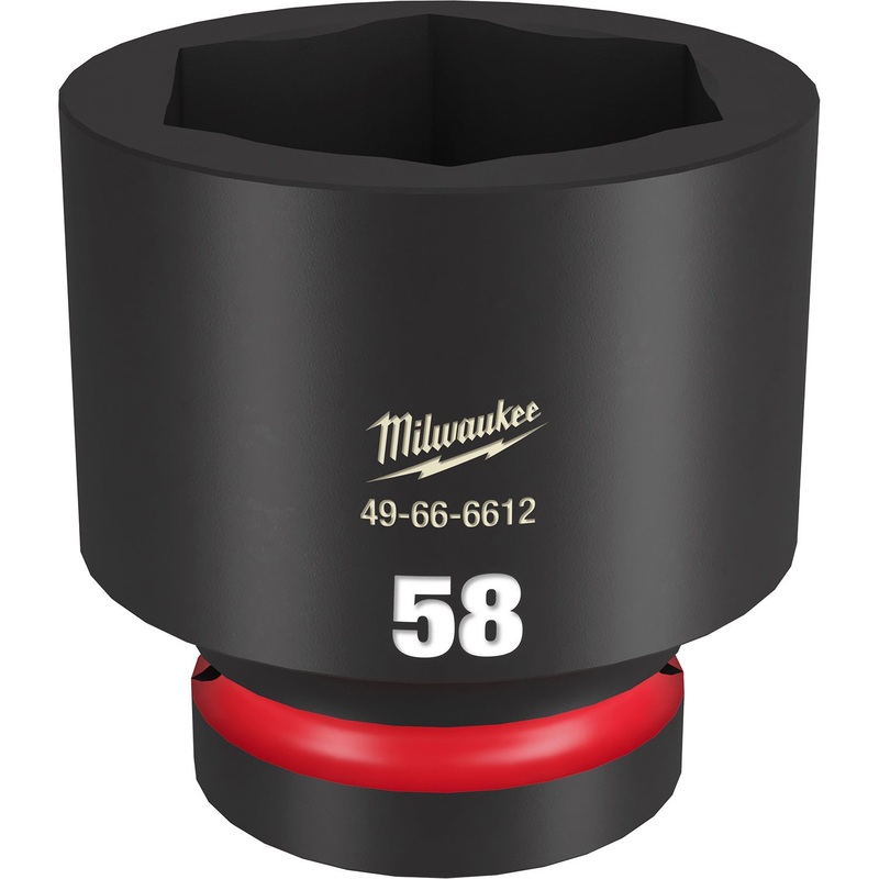 Milwaukee Shockwave 1 Drive 58mm Standard 6 Point Impact Socket 49666612