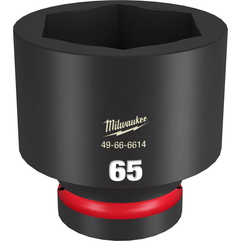 Milwaukee Shockwave 1 Drive 65mm Standard 6 Point Impact Socket 49666614