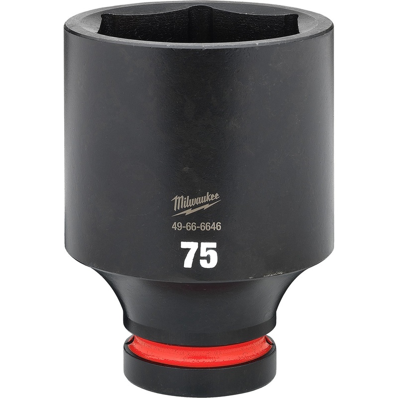 Milwaukee Shockwave 1 Drive 75mm Deep 6 Point Impact Socket 49666646