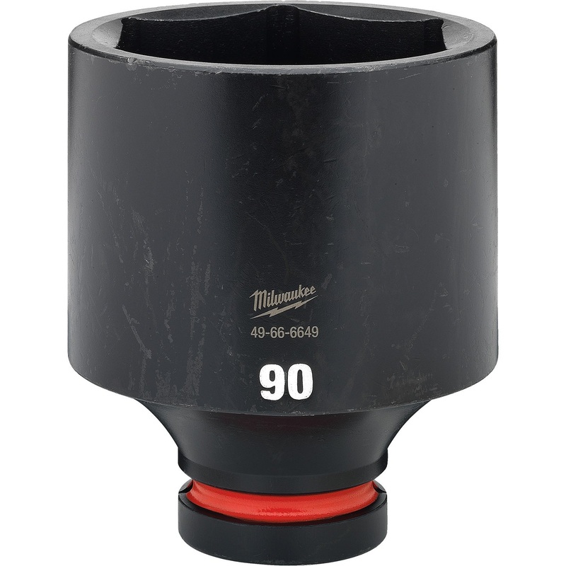 Milwaukee Shockwave 1 Drive 90mm Deep 6 Point Impact Socket 49666649