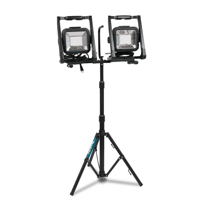 Makita DML805X02 18V Li-ion Cordless & Corded LED Flood Work Lights with Tripod – Skins Only
