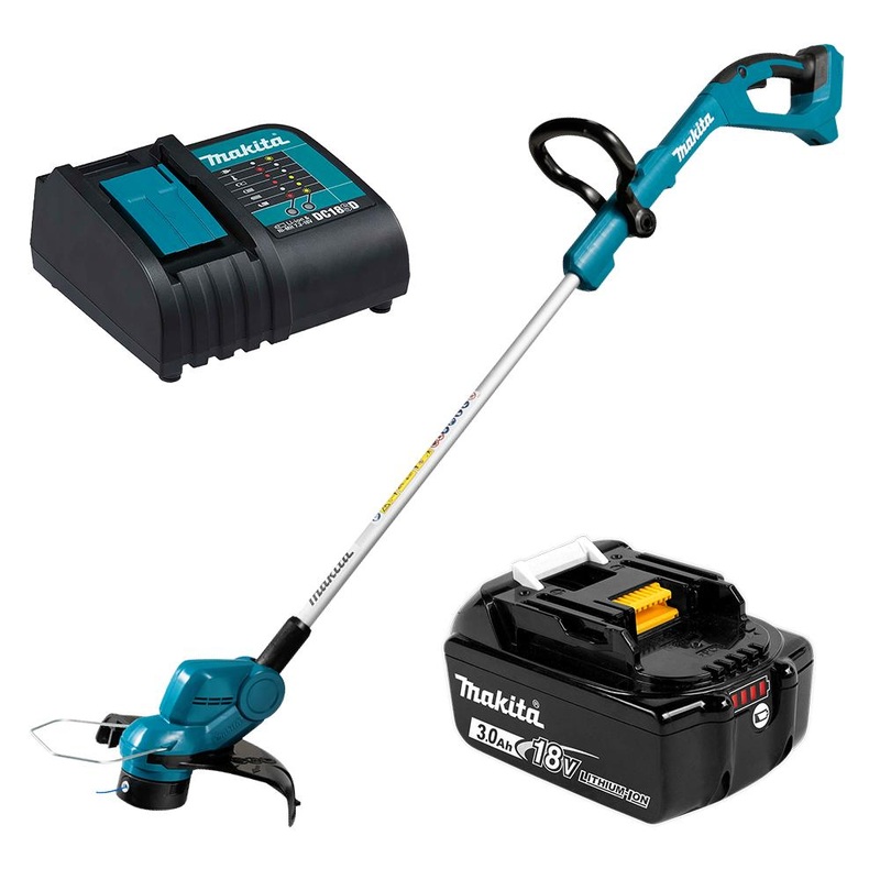Makita DUR193SF 18V 3.0Ah Li-ion Cordless 260mm (10-1/4) Loop Handle Line Trimmer Combo Kit