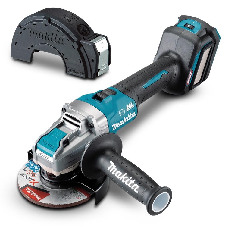 Makita GA041GZ02 40V Max XGT Li-ion Cordless Brushless X-Lock 125mm (5) Slide Switch Angle Grinder – Skin Only