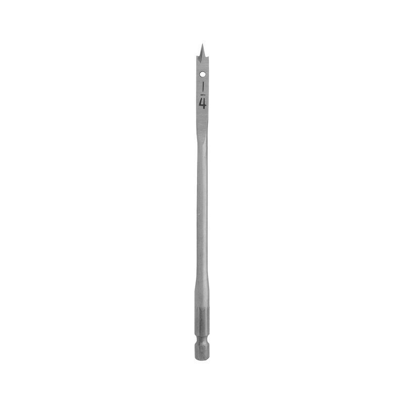 Makita Flat Wood Spade Bit 1/4 X 6 – 1/4 Hex Shank D-23955