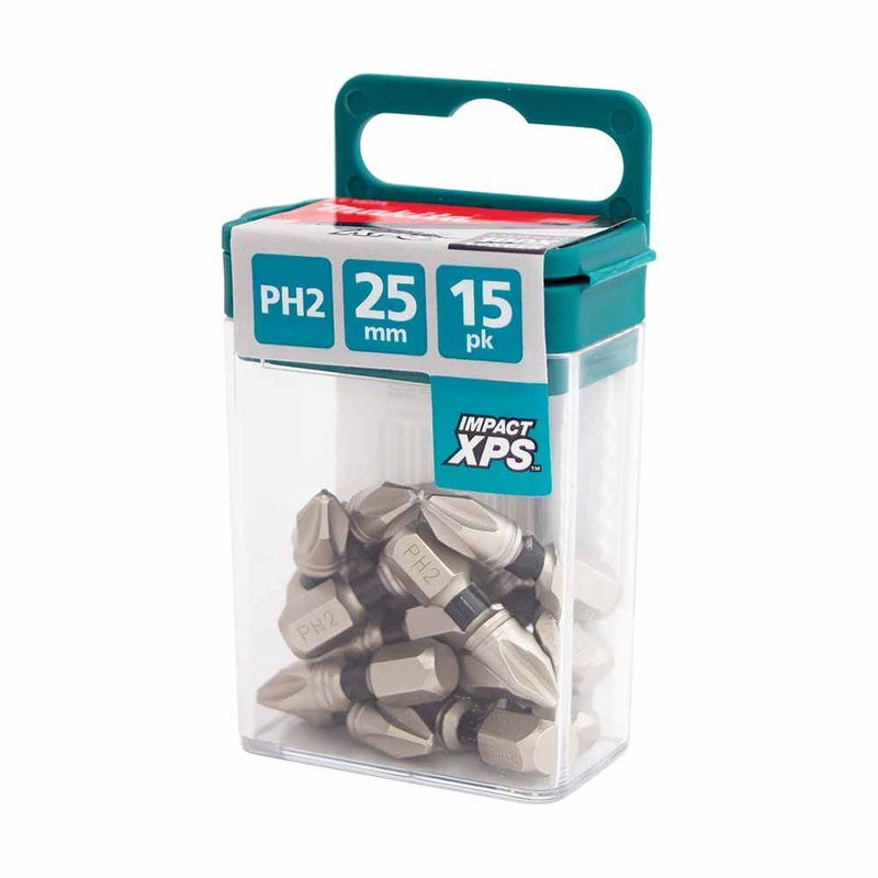 Makita Impact Xps Ph2 X 25Mm Insert Bit – 15Pk E-18275