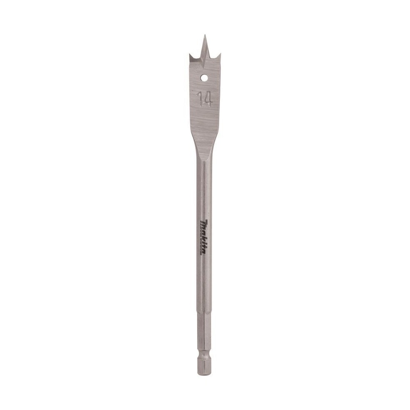 Makita 10 X 150Mm Flat Wood Spade Bit – 1/4 Hex E-17186