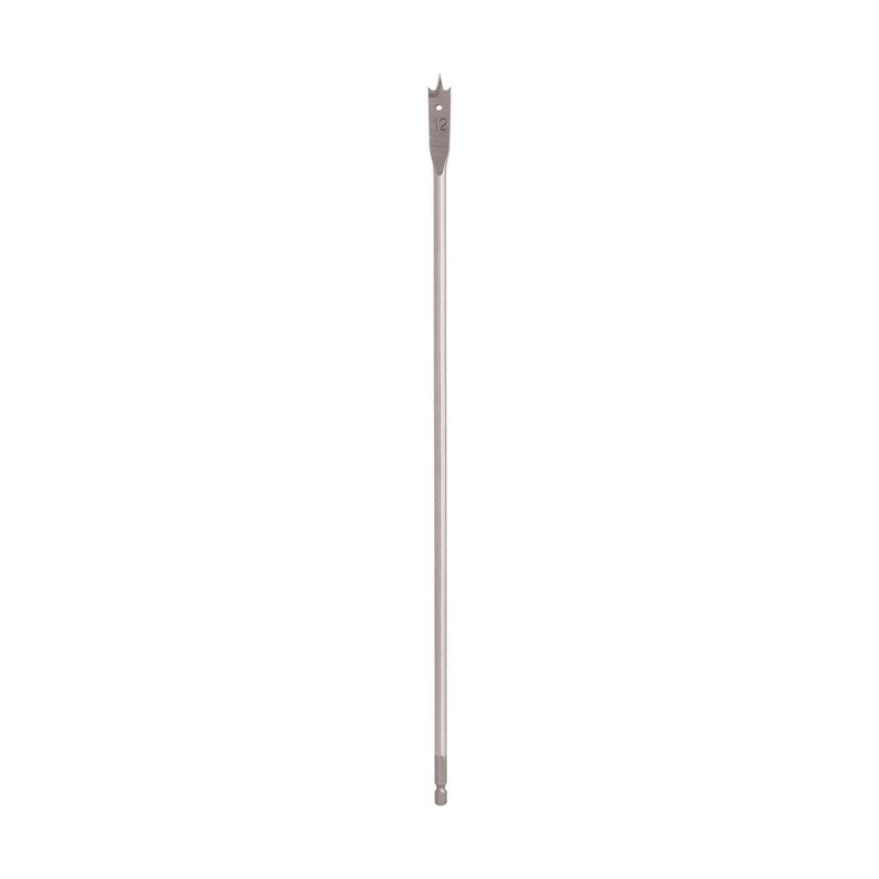 Makita 10 X 400Mm Flat Wood Spade Bit – 1/4 Hex E-17398