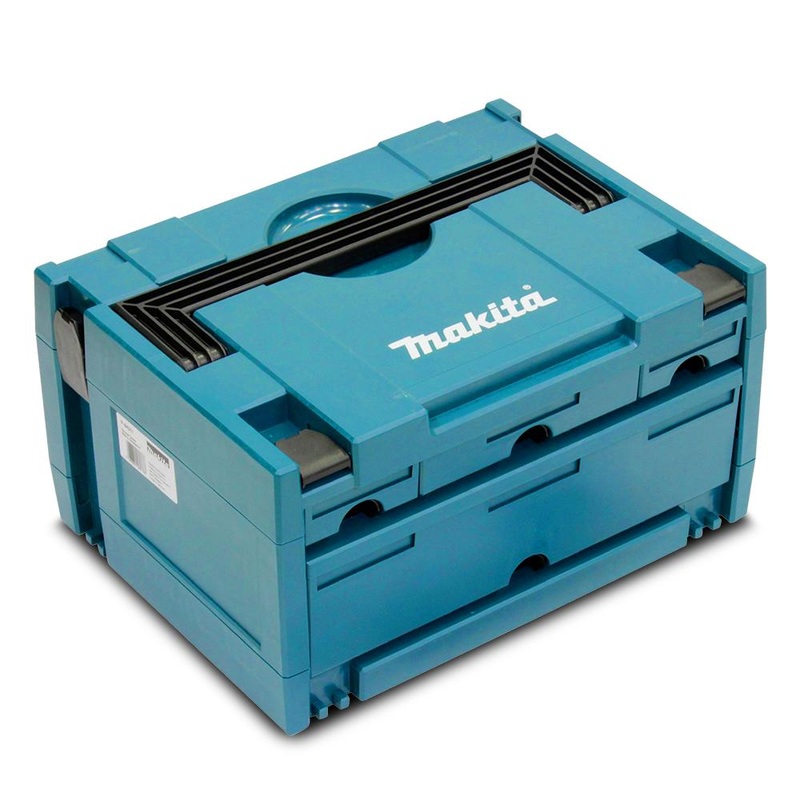 Makita Makpac 3 – 4 Draw Bit Box Storage Case P-84311