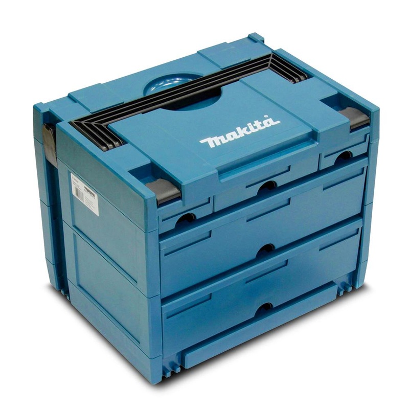 Makita Makpac 4 – 5 Draw Bit Box Storage Case P-84349