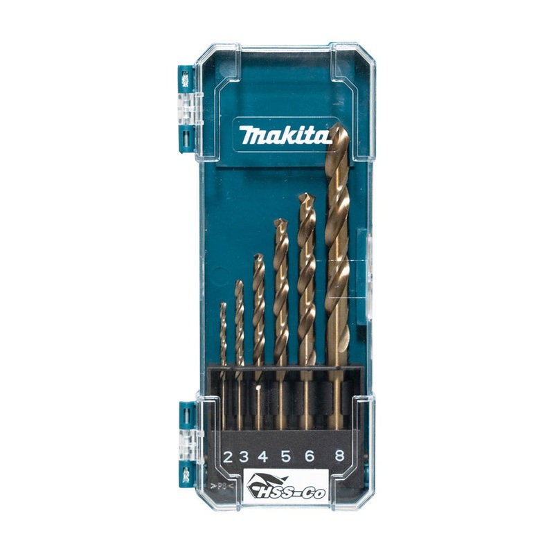 Makita Hss-Co Metal Drill Bit 2-8Mm – 6Pc Set D-75758