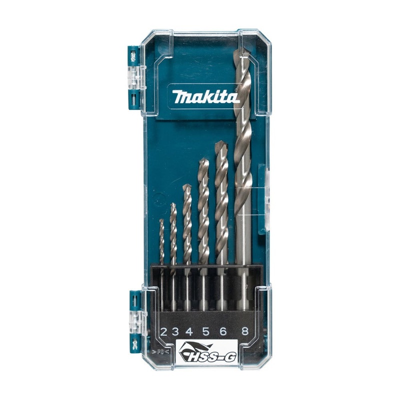 Makita Hss-G Series Metal Drill Bit 2-8Mm – 6Pc Set D-75742