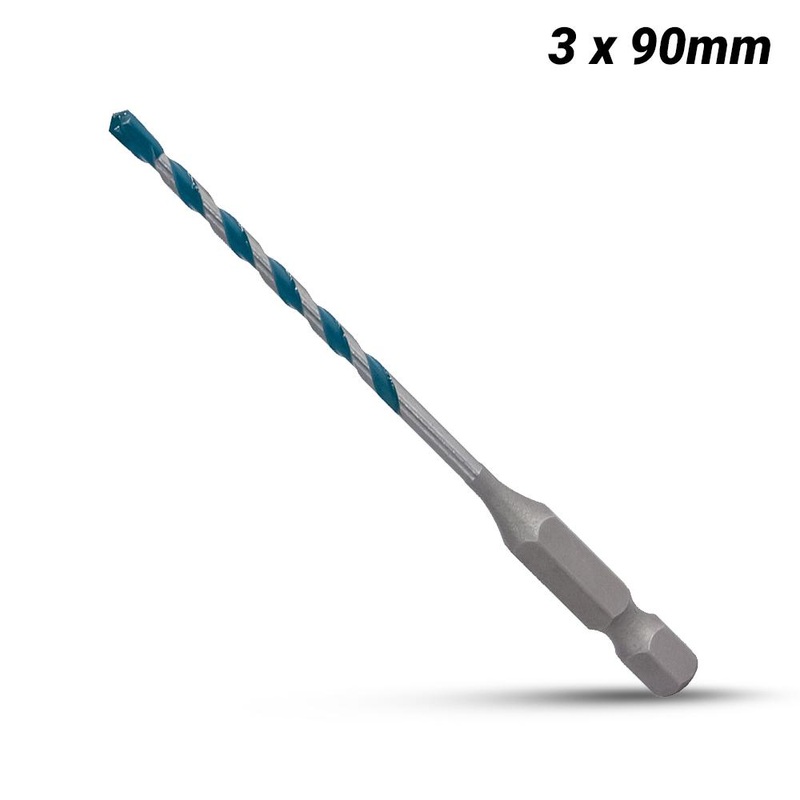 Makita 3 X 90Mm Multi Material 1/4 Hex Shank E-14934