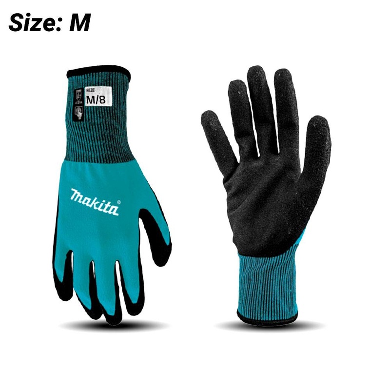 Makita Abrasion Resistant Gp Knit Glove – Medium B-90342