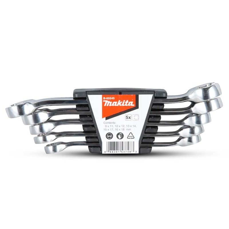 Makita Flare Nut Wrench 5Pc Set B-65545