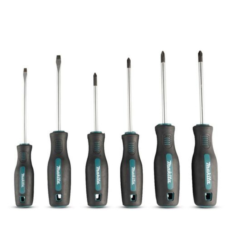 Makita Diy Hand S/Driver Set – Ph Pz & Slot 6Pc E-13524
