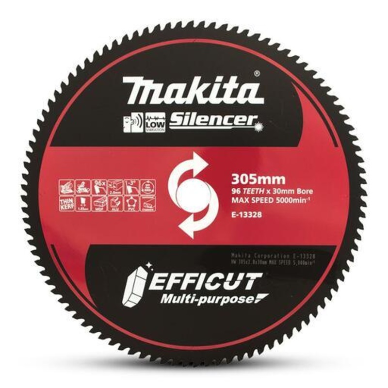 Makita Efficut Multi Cut Tct Blad 305 X 30 X 96 E-13328