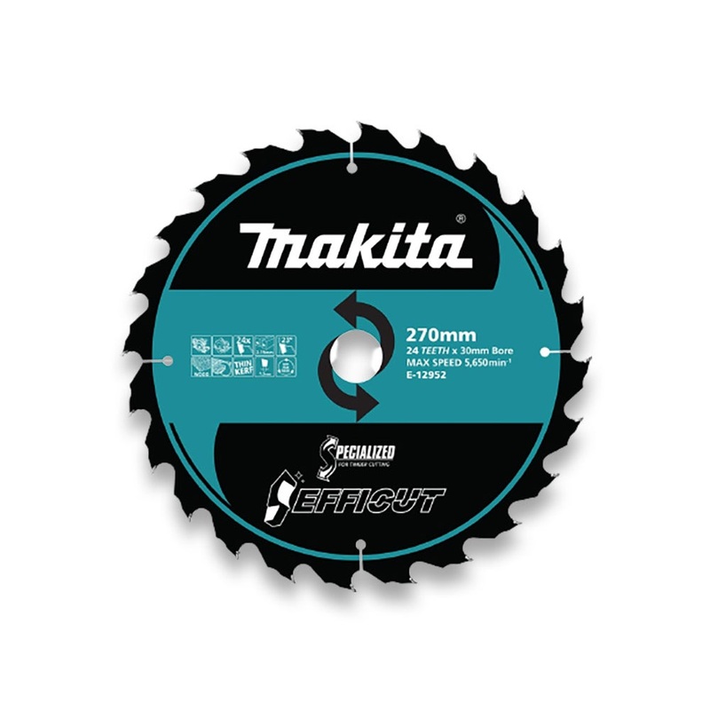 Makita Efficut Wood Tct Saw Blade 270Mm X 30 X 24T  E-12952