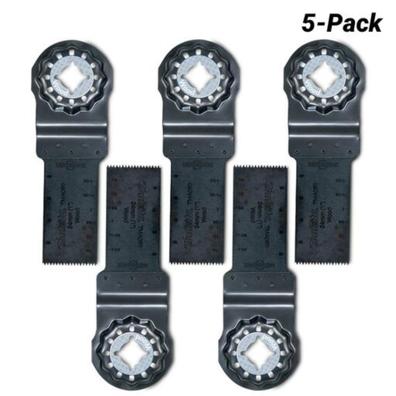 Makita Starlock Plunge Cut Saw Blade Hcs 24Mm X 18Tpi – Tma050 – 5Pk B-64842-5