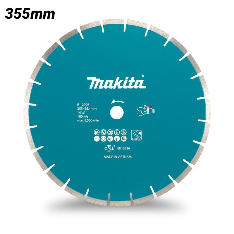Makita 350Mm X 25.4/20Mm Diamond Blade Segmented – Ce001G E-12996