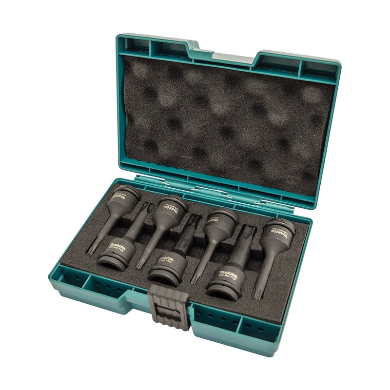 Makita Impact Black – Torx Drive – 1/2 Socket Set – 7Pc E-23628