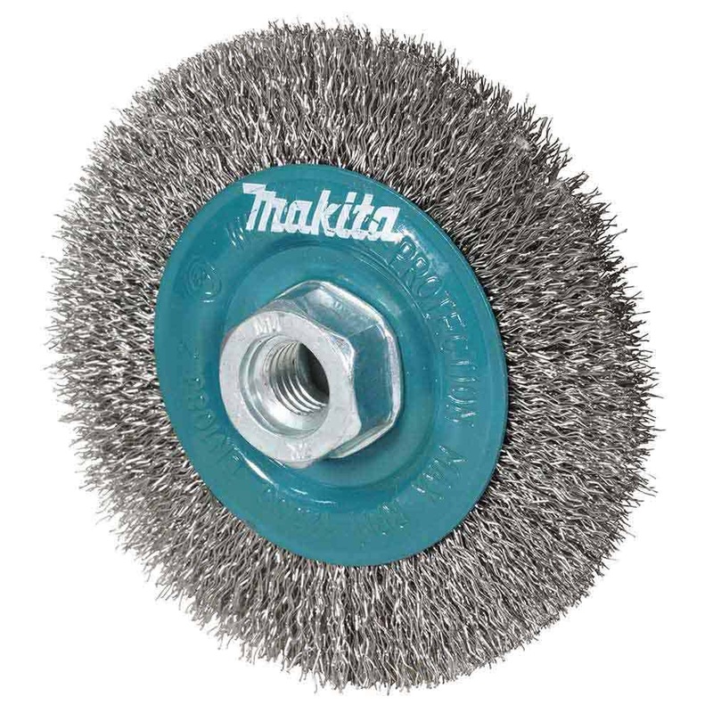 Makita S/Steel Wheel Brush Crimp 115Mm X M14 – 2 D-77512