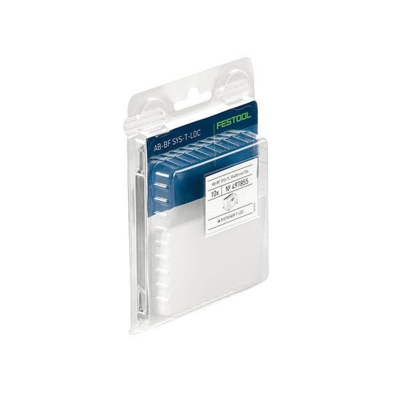 Festool 10Pk Plastic Label Covers for SYS T Loc Systainers AB BF Sys TL 55x85mm 10