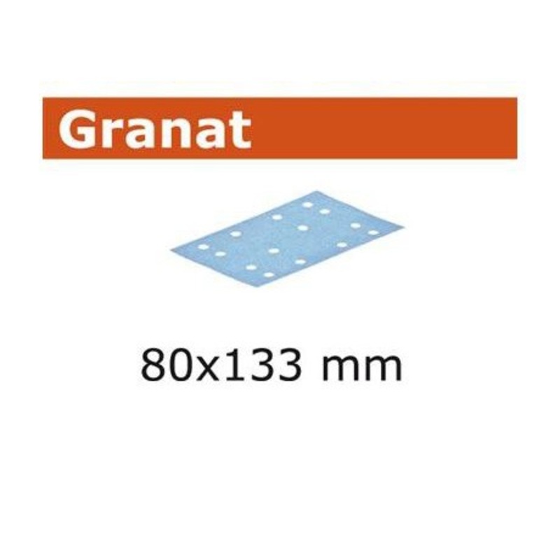 Festool Granat Abrasive Sheet 80x133mm P400 STF 80×133 P400 GR 100X
