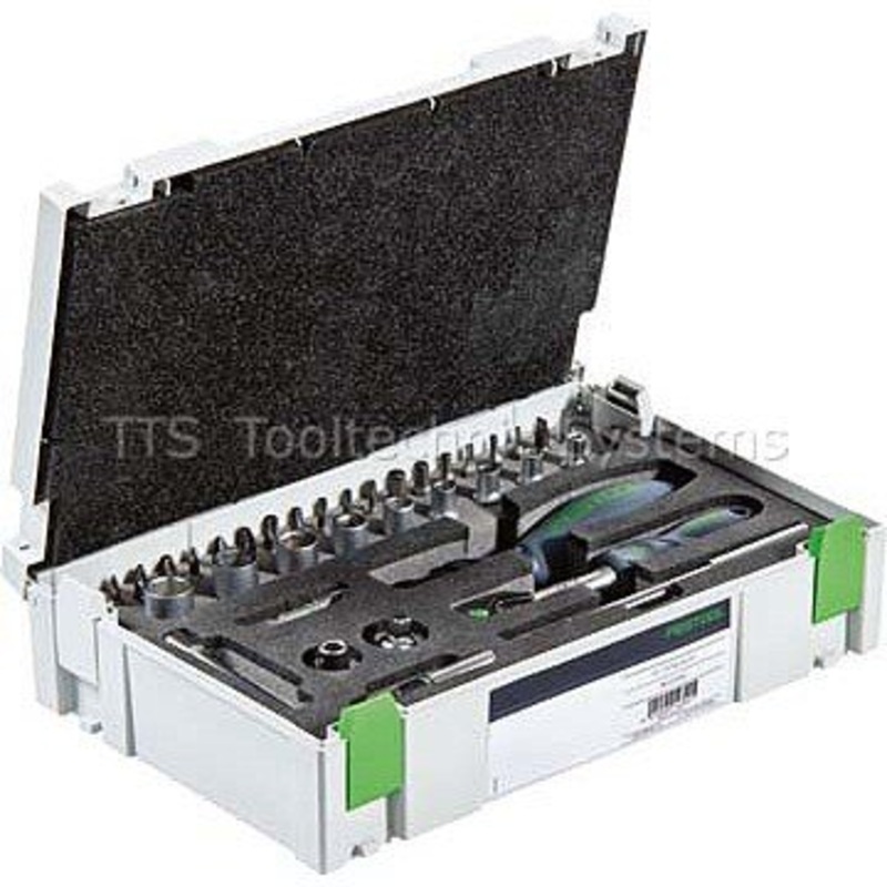 Festool Ratchet 1/4 SYS MINI Set 37 Piece 1 4 CE RA Set 37