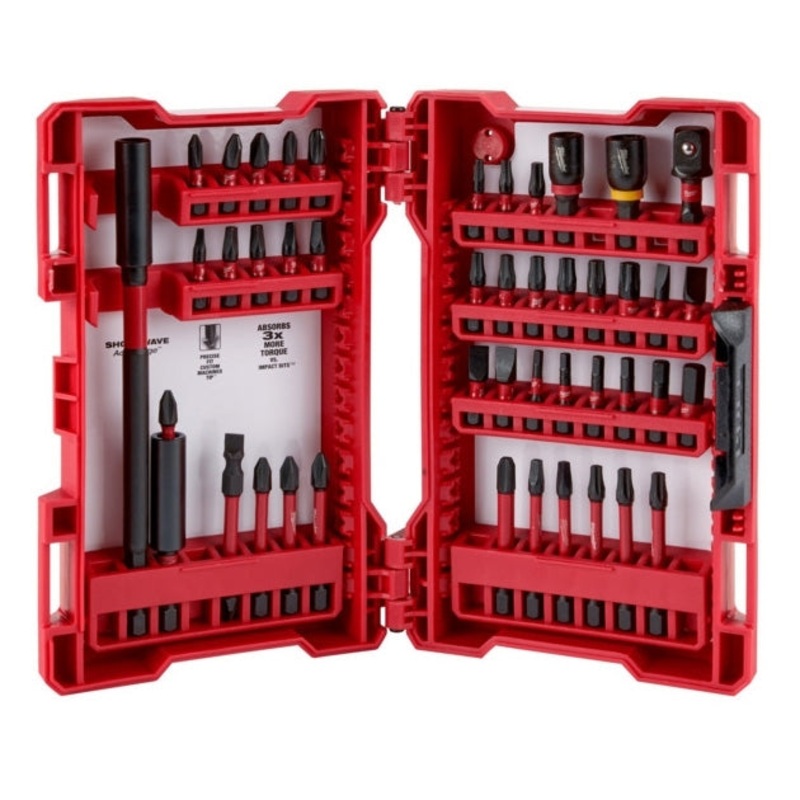Milwaukee Shockwave 45 Piece Impact Driver Bit Set 48324023