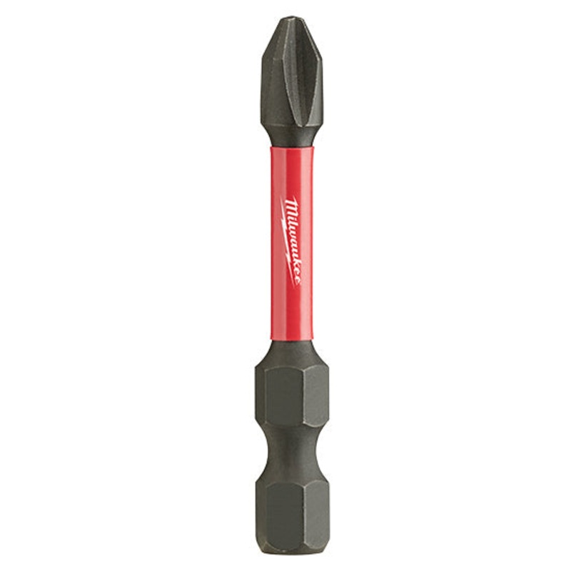 Milwaukee Shockwave Phillips #2 50mm (2) Power Bit 25 Piece 48324762A