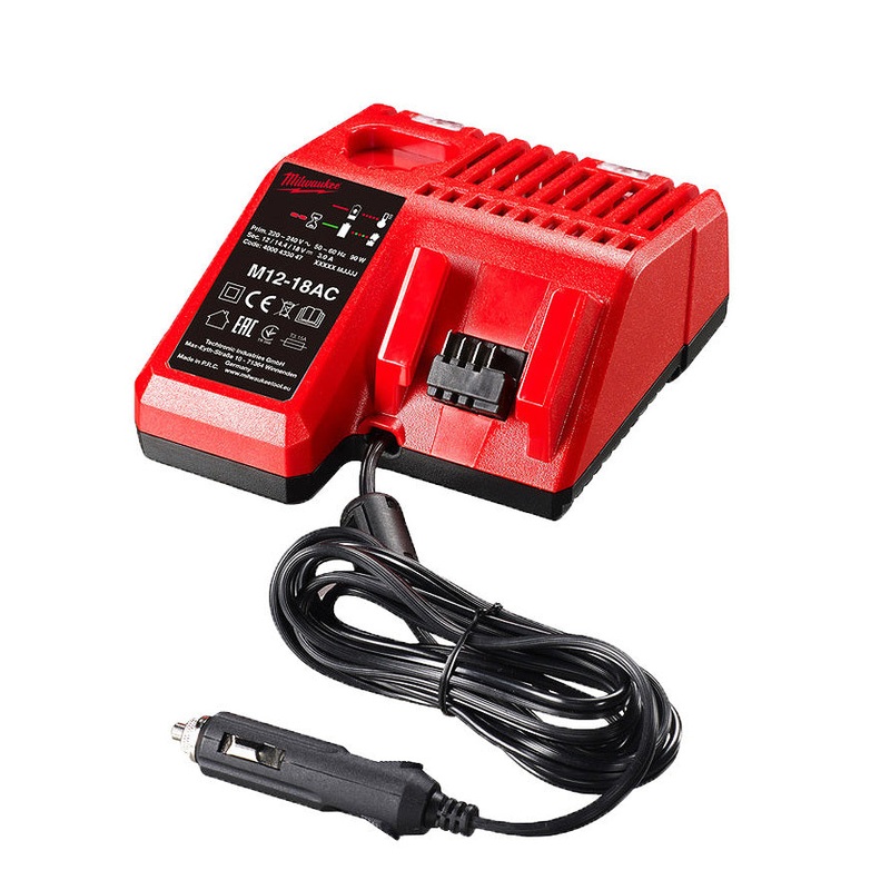 Milwaukee 12V – 18V Multi Car Charger M12-18AC