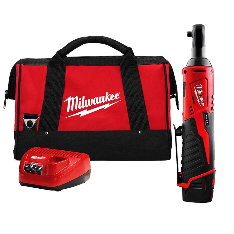 Milwaukee 12V 3/8 Impact Ratchet 2.0Ah Set M12IR-201B
