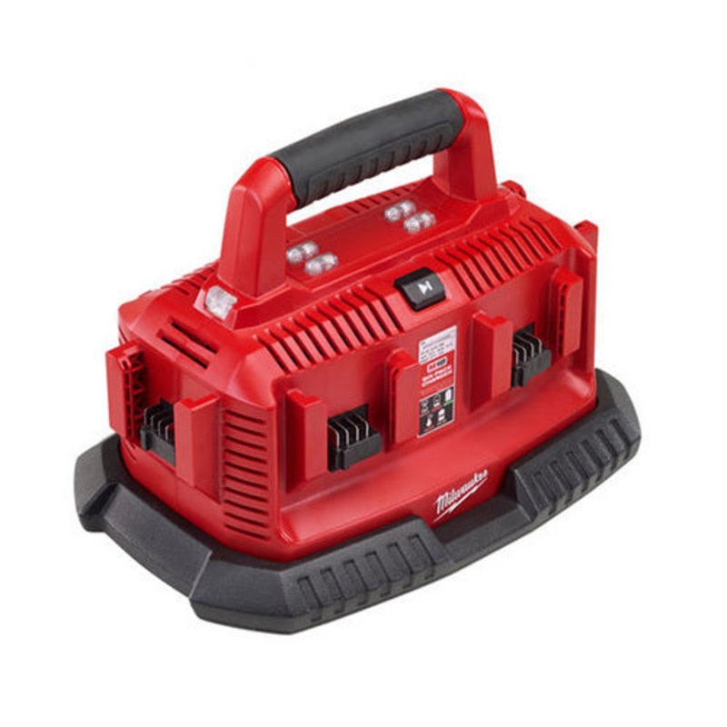 Milwaukee 18V 6-Bay Sequential Battery Charger Pack M1418C6