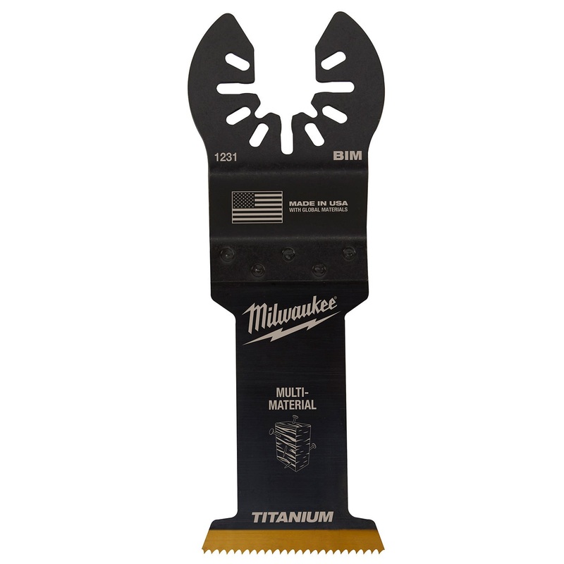 Milwaukee 35mm (1-3/8) Open-Lok Titanium Enhanced Bi-Metal Multi-Material Blade 49251231