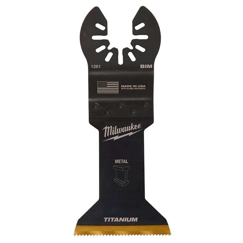 Milwaukee 45mm (1-3/4) Open-Lok Titanium Enhanced Bi-Metal Metal Blade 3Pk 49251263