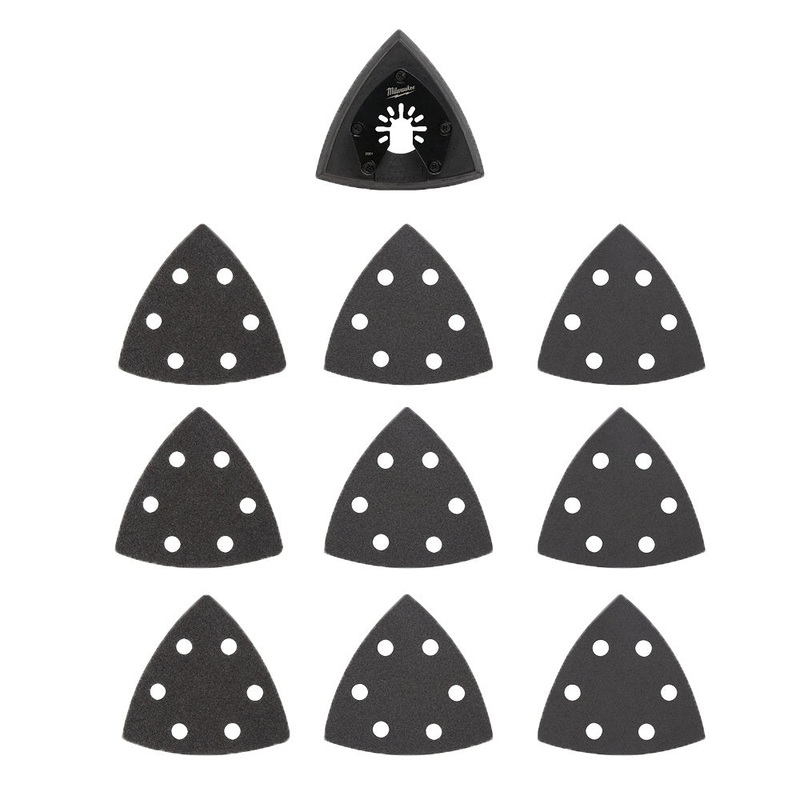 Milwaukee 89mm (3-1/2) Open-Lok Sanding Pad & Paper Variety 49252009