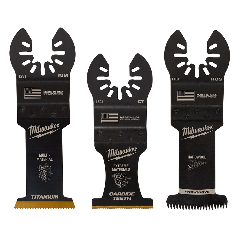 Milwaukee Open-Lok 3 Piece All Purpose Multi-Tool Blade Variety Pack 49109001
